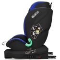 SK6000i SPARCO i-Size 40-135cm 9-25kg obrotowy fotelik samochodowy - Blue