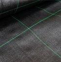 Agrotkanina Czarna 160 cm x50m UV 90g Antychwastowa Agrowłóknina + Kotwy