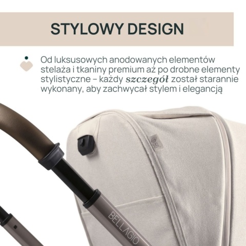 Chicco Bellagio wózek 3w1 Kory - BLACK SATIN