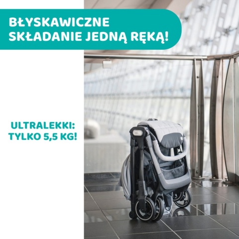 Chicco WE Wózek spacerowy 0M+ do 22 kg Kolor: Czarny