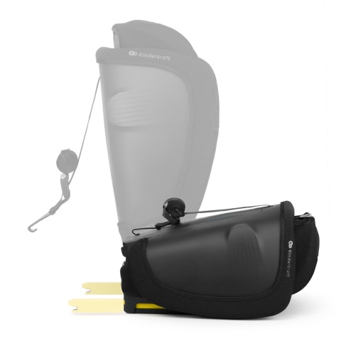 FIX2GO I-SIZE czarny Kinderkraft Fotelik samochodowy 76-150 cm od 15. miesiąca do 12 lat