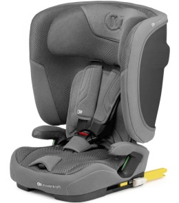 FIX2GO I-SIZE szary Kinderkraft Fotelik samochodowy 76-150 cm od 15. miesiąca do 12 lat