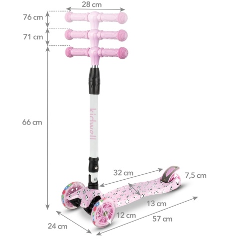 Hulajnoga balansowa VENTO Panda Kidwell do 50 kg