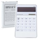 Kalkulator Biurowy Klasyczny 10D Wyświetlacz 10-Cyfrowy Solar Biały