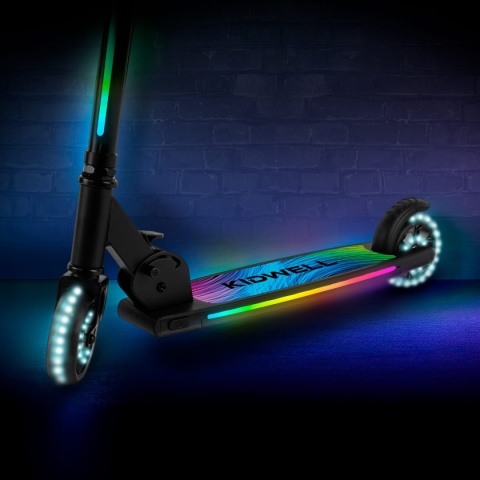 Kidwell Hulajnoga składana MIDO z wbudowanym oświetleniem LED