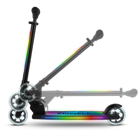 Kidwell Hulajnoga składana MIDO z wbudowanym oświetleniem LED