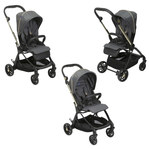 ONE4EVER Chicco Wózek spacerowy z dwoma siedziskami do 22 kg - GREEN GEM