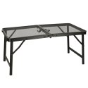 Stół stolik turystyczny LUARO kempingowy cateringowy składany 80 x 40 x 66 x 37 cm