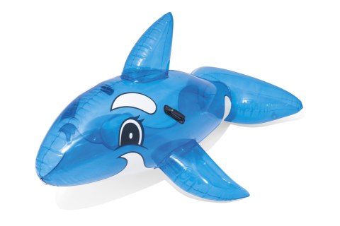 BESTWAY 41037 Delfin do pływania z uchwytami transparentny 1,57mx94cm