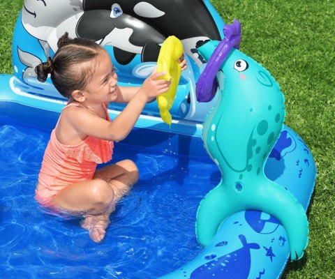 BESTWAY 53156 Basen dmuchany/Plac zabaw Arktyka 1,34mx1,31mx73cm