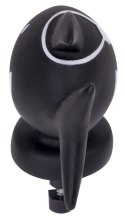 Dzwonek - piszczek na kierownicę do roweru w kształcie rekina - czarny