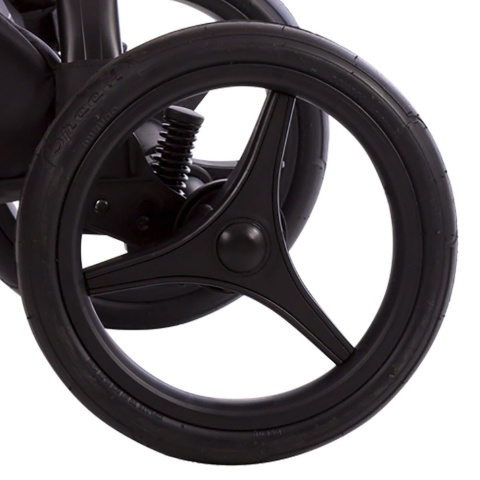 KOŁO TRIO V1L 40 DUŻE BEZDĘTKOWE - CZARNE + CZARNE + CZARNA RAMKA