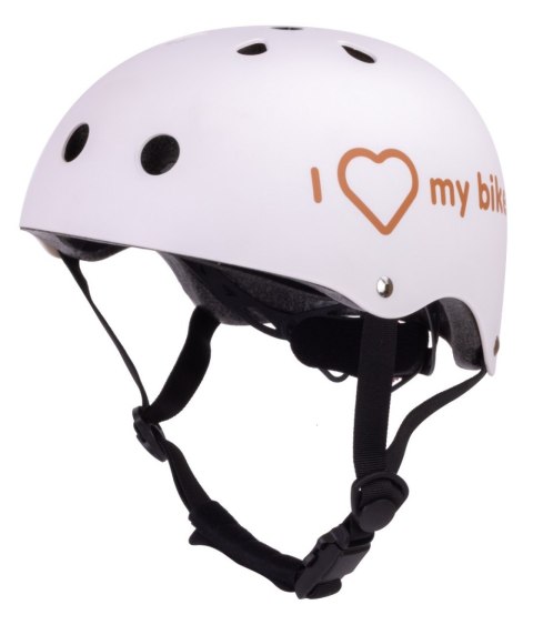 Kask M dla dzieci 3-7 lat - SUN BABY z lampką LED biały