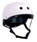 Kask M dla dzieci 3-7 lat - SUN BABY z lampką LED biały