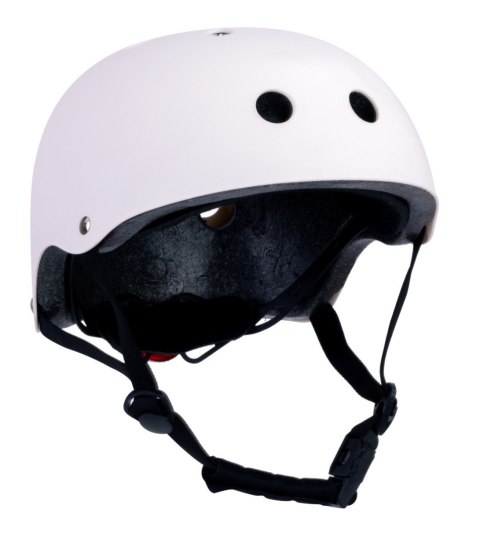 Kask M dla dzieci 3-7 lat - SUN BABY z lampką LED biały