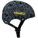 Kask ochronny dla dzieci Kidwell ORIX PLUS na rower, rolki i hulajnogę! 52-56 cm - Graffiti M
