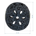 Kask ochronny dla dzieci Kidwell ORIX PLUS na rower, rolki i hulajnogę! 52-56 cm - Graffiti M
