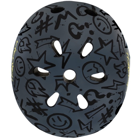 Kask ochronny dla dzieci Kidwell ORIX PLUS na rower, rolki i hulajnogę! 52-56 cm - Graffiti M