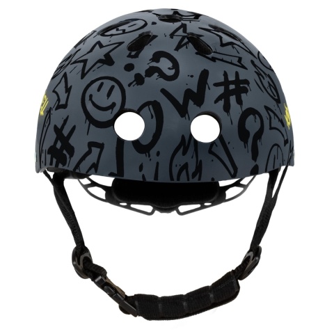 Kask ochronny dla dzieci Kidwell ORIX PLUS na rower, rolki i hulajnogę! 52-56 cm - Graffiti M