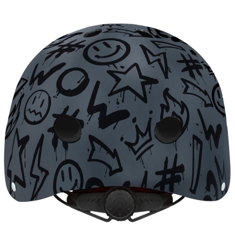 Kask ochronny dla dzieci Kidwell ORIX PLUS na rower, rolki i hulajnogę! 52-56 cm - Graffiti M