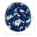 Kask ochronny dla dzieci Kidwell ORIX PLUS na rower, rolki i hulajnogę! 52-56 cm - Unicorn M