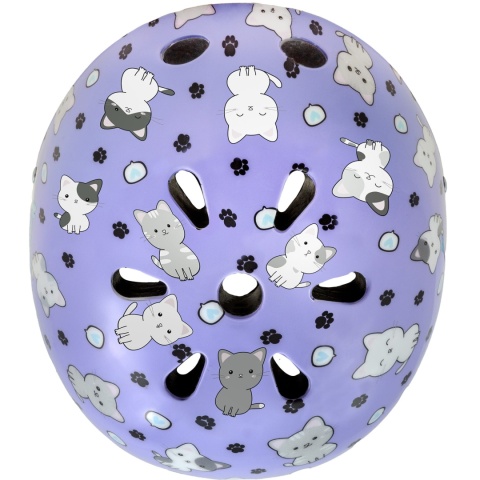 Kask ochronny dla dzieci Kidwell ORIX PLUS na rower, rolki i hulajnogę! 52-56 cm - Kitty M