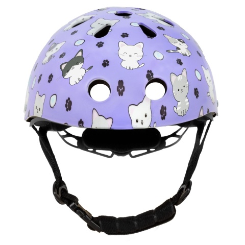 Kask ochronny dla dzieci Kidwell ORIX PLUS na rower, rolki i hulajnogę! 52-56 cm - Kitty M