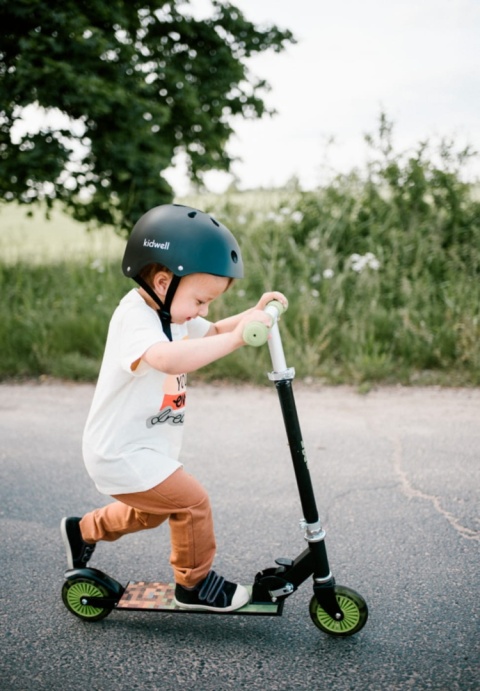 Kask ochronny dla dzieci Kidwell ORIX PLUS na rower, rolki i hulajnogę! 52-56 cm - Kitty M