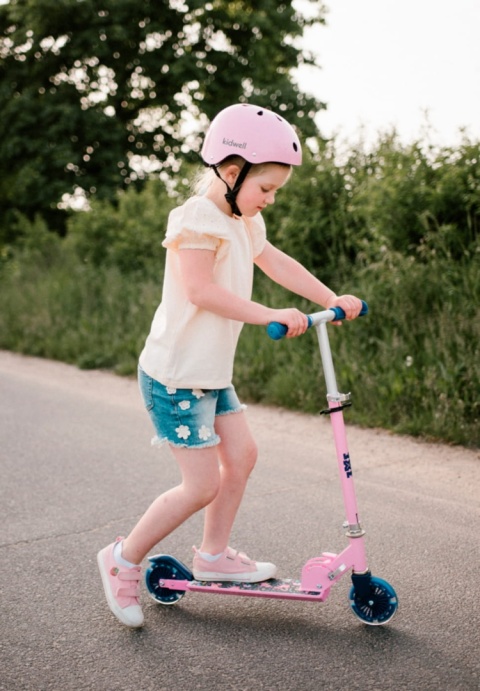 Kask ochronny dla dzieci Kidwell ORIX PLUS na rower, rolki i hulajnogę! 52-56 cm - Kitty M