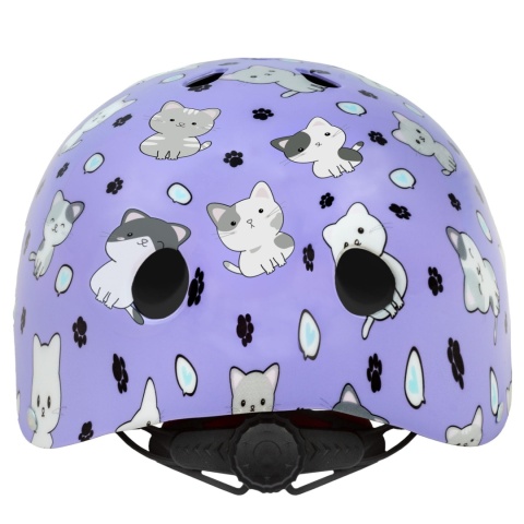 Kask ochronny dla dzieci Kidwell ORIX PLUS na rower, rolki i hulajnogę! 52-56 cm - Kitty M