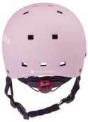 Kask rowerowy dla dzieci perfect fit HEART BIKE - Love 2 RIDE, rozm. S, 50-54 cm z lampką LED i klipsem magnetycznym Różowy