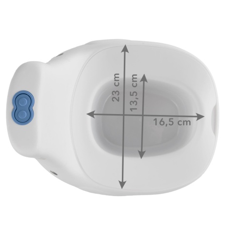 Nocnik interaktywny dla dzieci z dźwiękiem spłuczki Kidwell FINO Blue