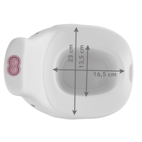 Nocnik interaktywny dla dzieci z dźwiękiem spłuczki Kidwell FINO Pink