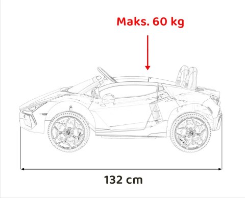 Pojazd Lamborghini Revuelto XL STRONG Niebieski