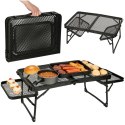Stół stolik turystyczny LUARO kempingowy cateringowy składany 87 x 60 x 40 x 27 cm