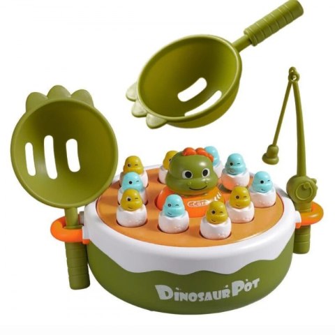 WOOPIE Gra Zręcznościowa Łowienie Dinozaurów 4w1 Katapulta