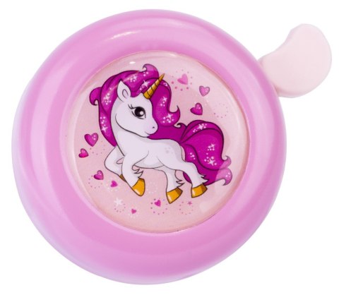 Zestaw koszyk rowerowy ażurowy plastikowy z wstążkami i dzwonkiem różowy