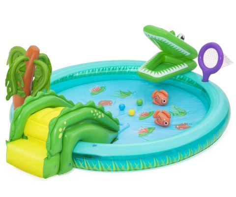 BESTWAY 53166 Zatoka krokodyli - wodny plac zabaw 2,24mx1,81mx72cm