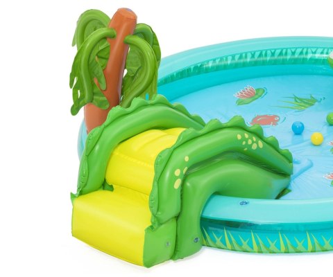 BESTWAY 53166 Zatoka krokodyli - wodny plac zabaw 2,24mx1,81mx72cm