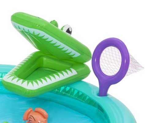 BESTWAY 53166 Zatoka krokodyli - wodny plac zabaw 2,24mx1,81mx72cm