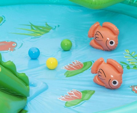 BESTWAY 53166 Zatoka krokodyli - wodny plac zabaw 2,24mx1,81mx72cm