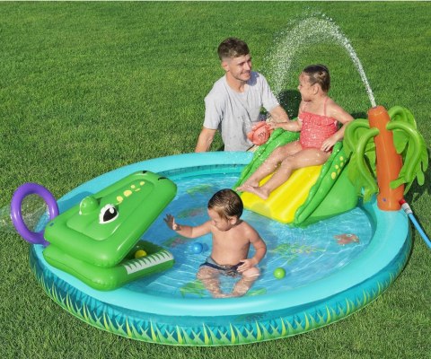BESTWAY 53166 Zatoka krokodyli - wodny plac zabaw 2,24mx1,81mx72cm