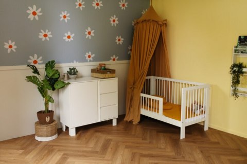 KLUPŚ Łóżko-tapczanik 140x70 OLIVIA biel