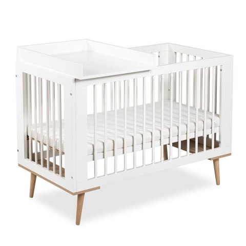 KLUPŚ Nakładka na łóżeczko 120x60 biel