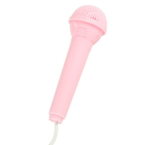 Keyboard dla dzieci pianinko interaktywne organki 37 klawiszy mikrofon statyw różowy