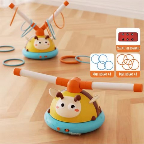 WOOPIE Gra Zręcznościowa Skakanka Automatyczna 2w1 Rzut do Celu Pszczółka