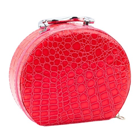 Zestaw Kosmetyczka Kapibara Cienie Lakiery Czerwona 15el.