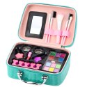 Zestaw Kosmetyczka Kapibara Cienie Lakiery Turkusowa 14el.