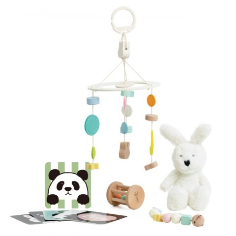 CLASSIC WORLD CW10027 Pastelowy Zestaw dla Niemowląt Box Pierwsze Zabawki od 0 - 6 miesięcy