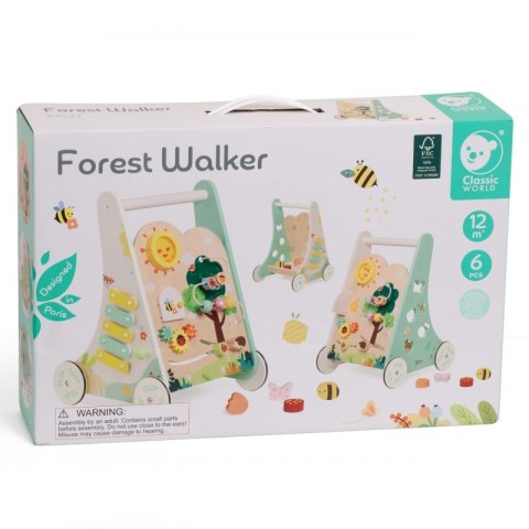 CLASSIC WORLD CW10527 Drewniany Pchacz Multifunkcyjny 8w1 "Leśny Chodzik"